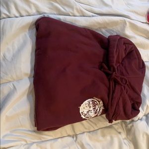 Obey maroon hoodie